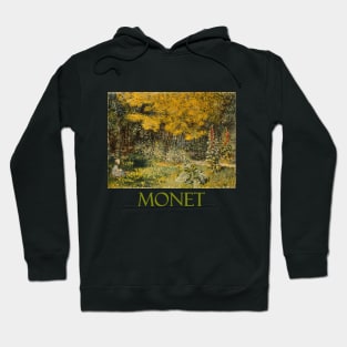 Le Jardin by Claude Monet Hoodie